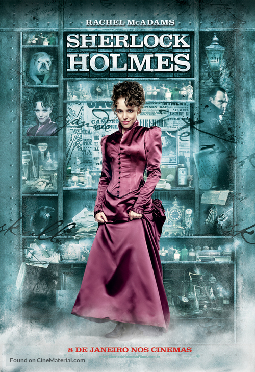 Sherlock Holmes - Brazilian Movie Poster