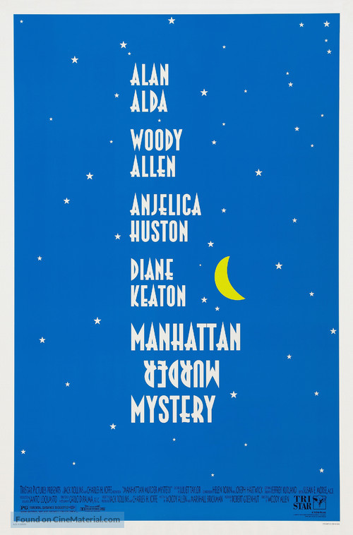 Manhattan Murder Mystery - Theatrical movie poster