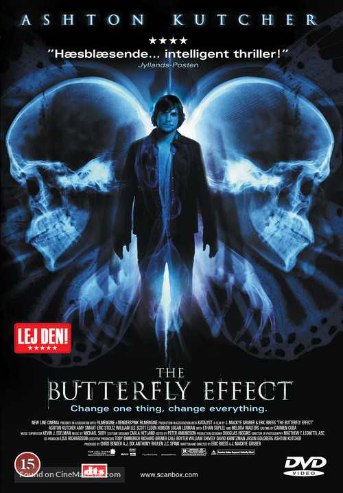 The Butterfly Effect - Danish DVD movie cover