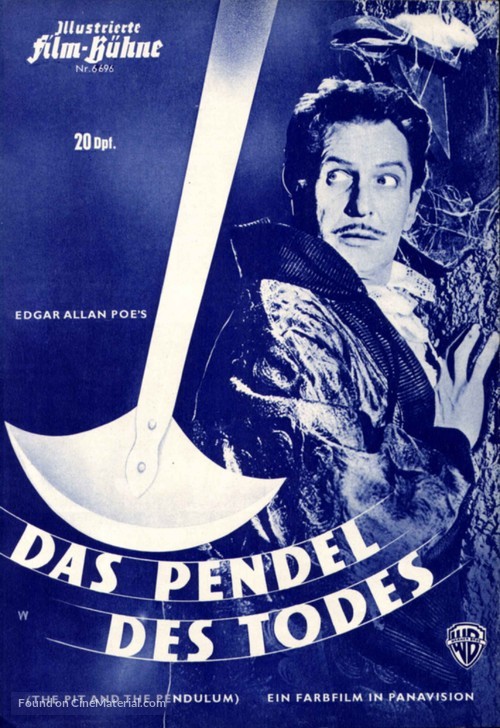 Pit and the Pendulum - German poster