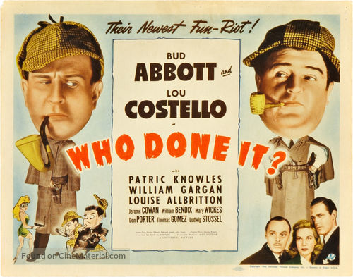 Who Done It? - Movie Poster