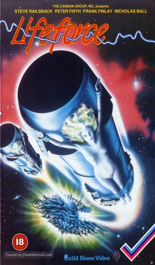 Lifeforce - British VHS movie cover