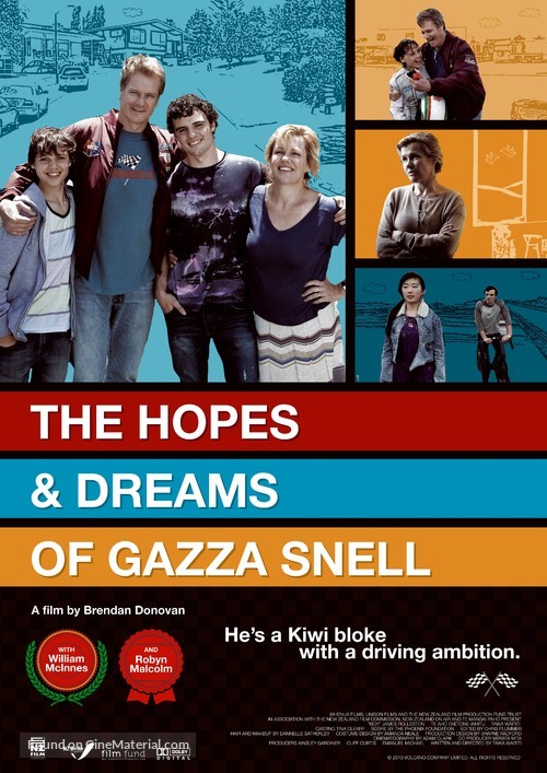 The Hopes &amp; Dreams of Gazza Snell - New Zealand Movie Poster