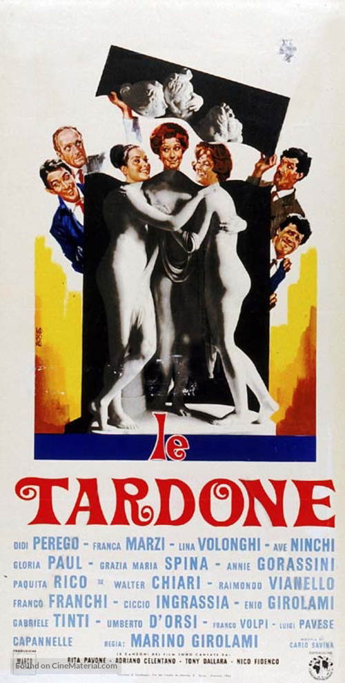 Le tardone - Italian Movie Poster