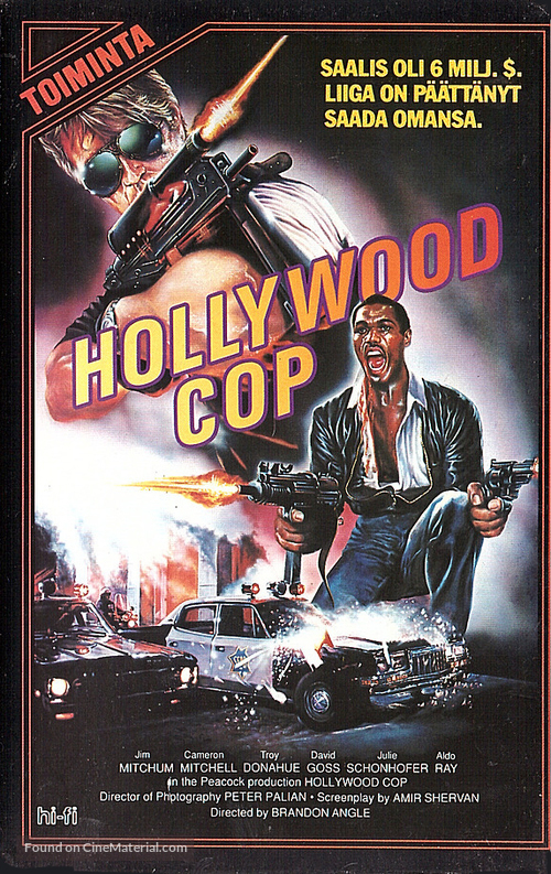Hollywood Cop - Finnish VHS movie cover