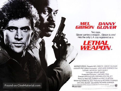 Lethal Weapon - British Movie Poster