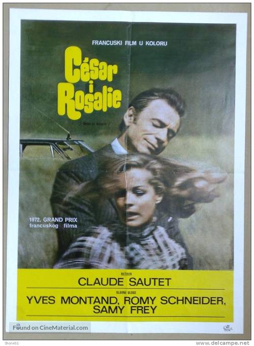 C&eacute;sar et Rosalie - Croatian Movie Poster