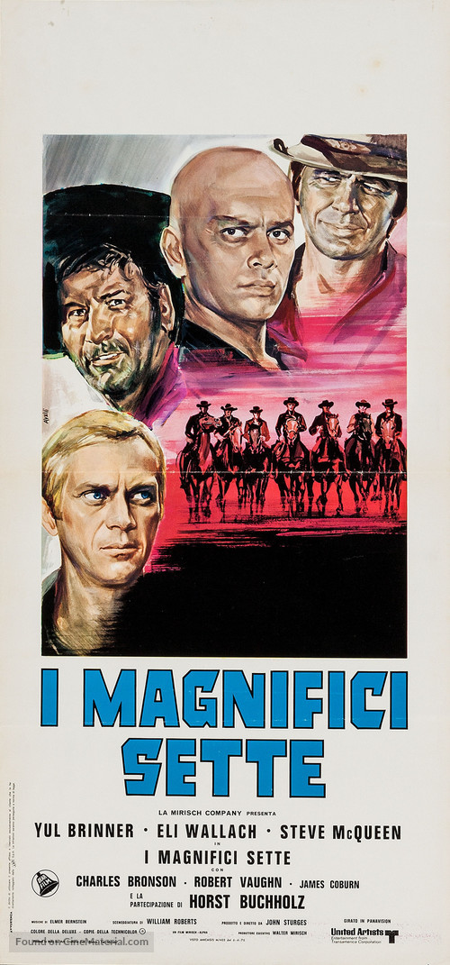 The Magnificent Seven - Italian Movie Poster
