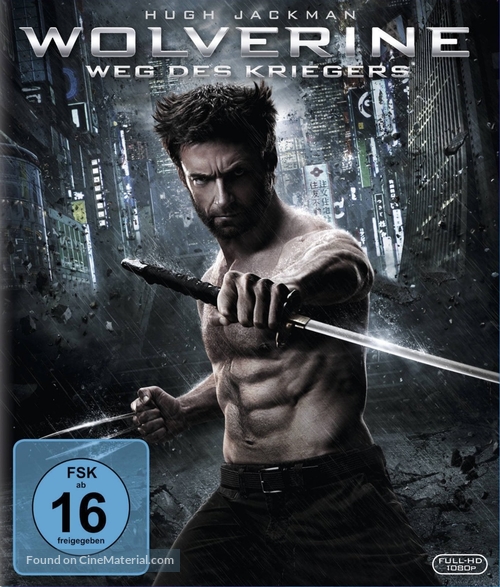 The Wolverine - German Blu-Ray movie cover