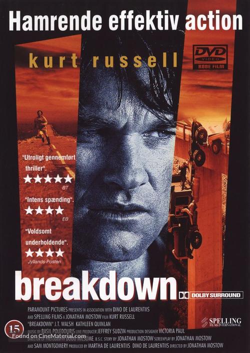 Breakdown - Danish DVD movie cover