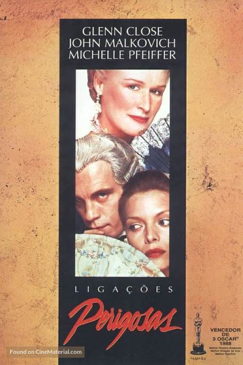 Dangerous Liaisons - Brazilian DVD movie cover