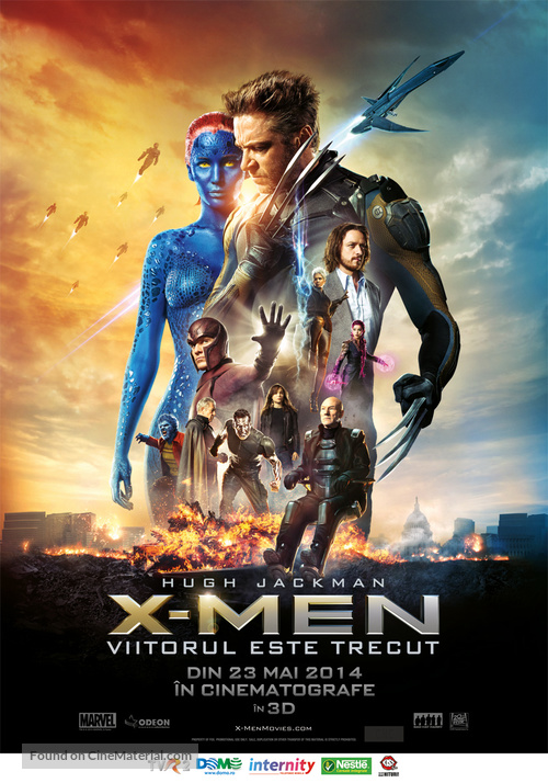 X-Men: Days of Future Past - Romanian Movie Poster