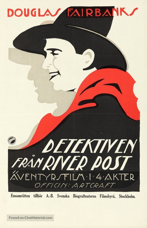 The Man from Painted Post - Swedish Movie Poster