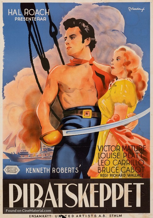 Captain Caution - Swedish Movie Poster