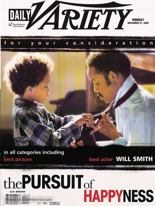 The Pursuit of Happyness - For your consideration movie poster