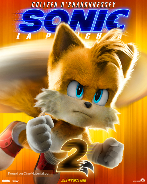 Sonic the Hedgehog 2 - Spanish Movie Poster