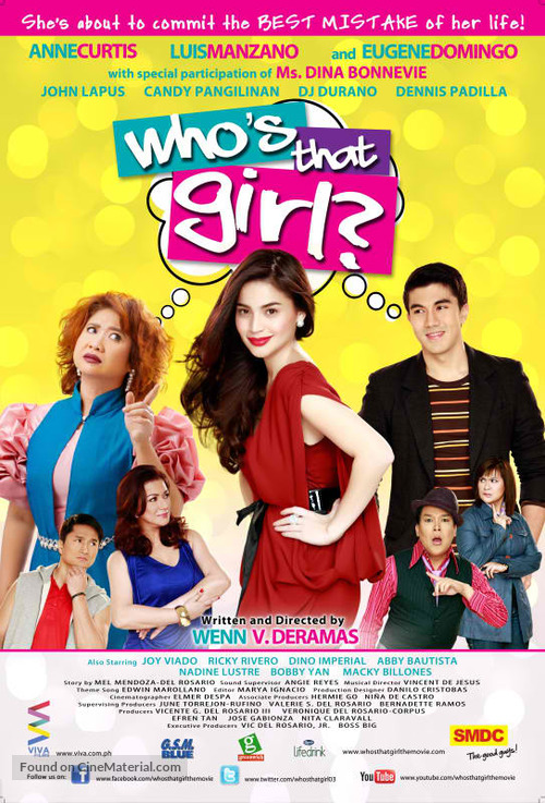 Who&#039;s That Girl? - Philippine Movie Poster