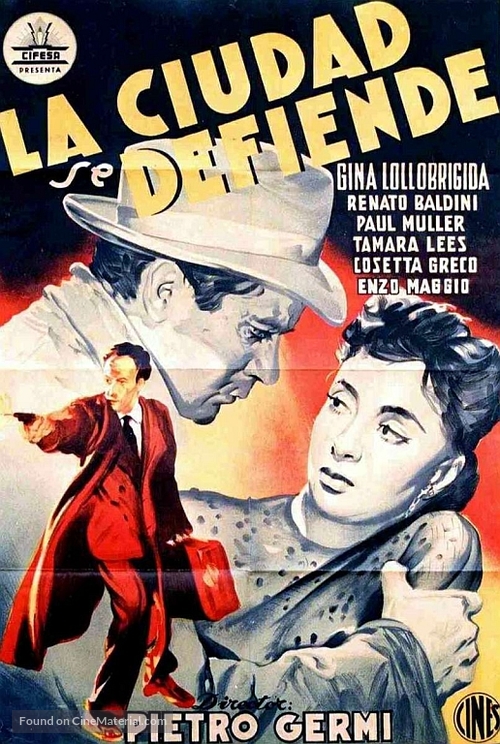 Citt&agrave; si difende, La - Spanish Movie Poster