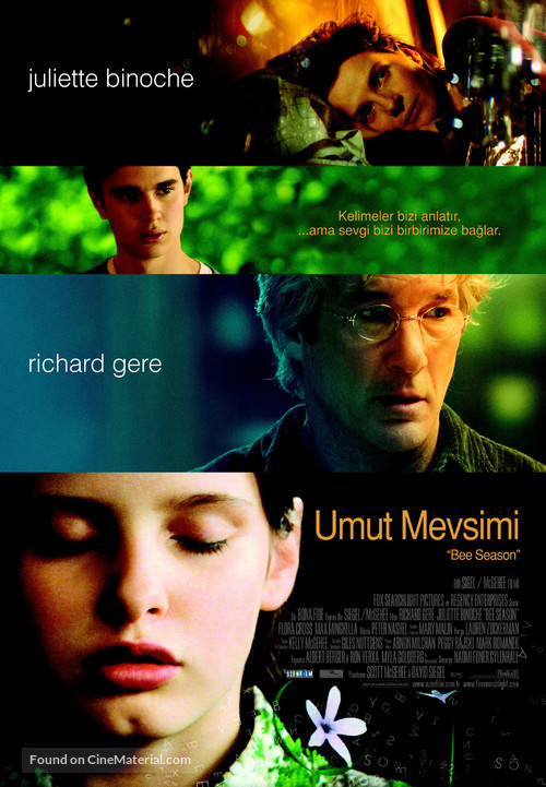 Bee Season - Turkish Movie Poster