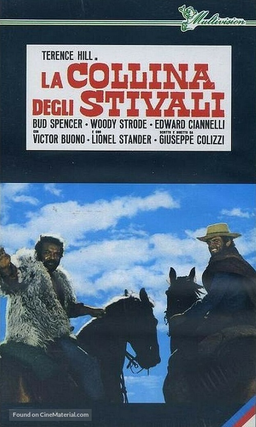La collina degli stivali - Italian VHS movie cover