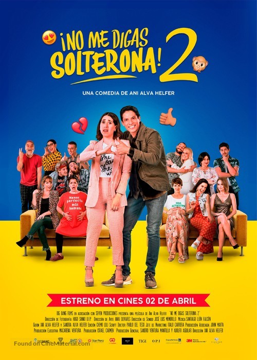 No Me Digas Solterona 2 - Peruvian Movie Poster