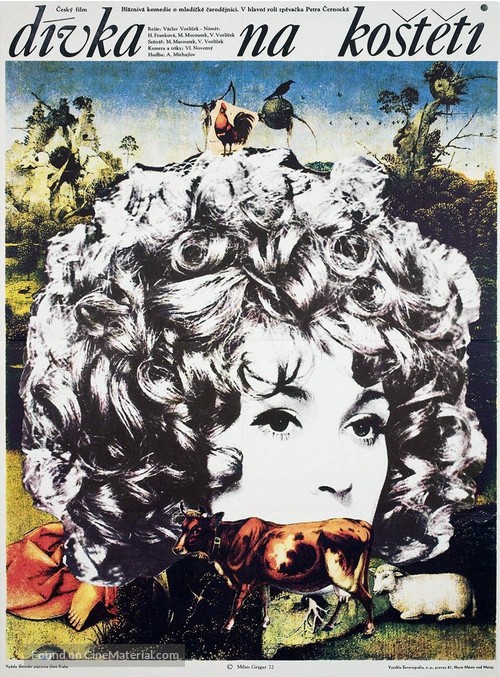 D&iacute;vka na kosteti - Czech Movie Poster