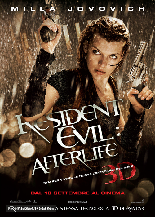 Resident Evil: Afterlife - Italian Movie Poster