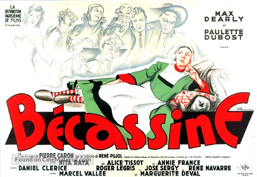 B&eacute;cassine - French Movie Poster
