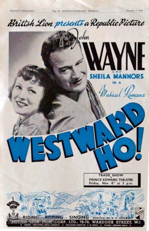 Westward Ho - poster