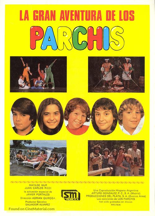 La gran aventura de Los Parch&iacute;s - Argentinian Theatrical movie poster