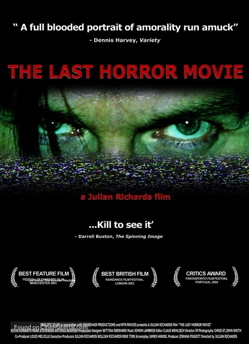 The Last Horror Movie - Movie Poster