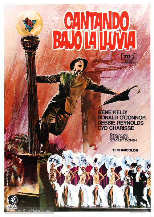 Singin&#039; in the Rain - Spanish Movie Poster