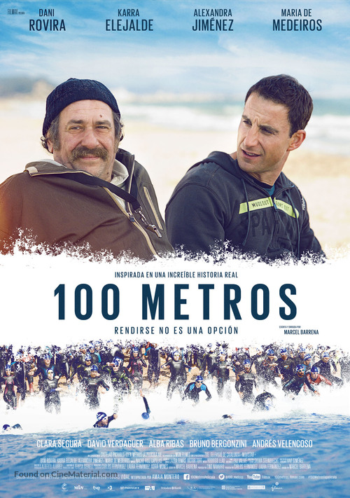100 metros - Spanish Movie Poster