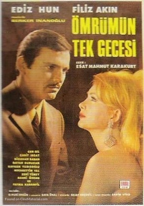 &Ouml;mr&uuml;m&uuml;n tek gecesi - Turkish Movie Poster