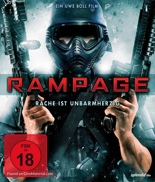 Rampage - German Blu-Ray movie cover