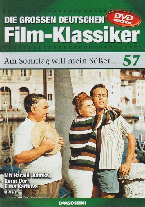 Am Sonntag will mein S&uuml;sser mit mir segeln gehn - German DVD movie cover