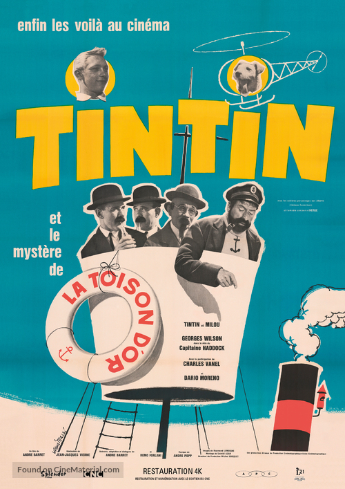 Tintin et le myst&egrave;re de la toison d&#039;or - French Re-release movie poster