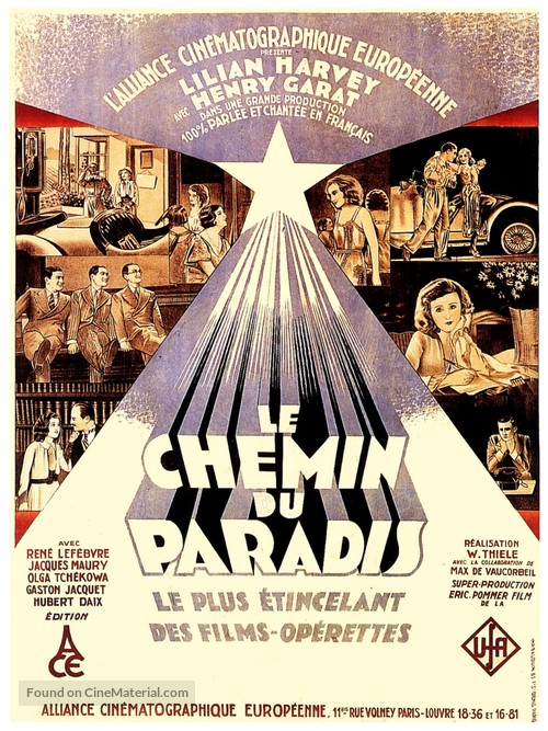 Chemin du paradis, Le - French Movie Poster
