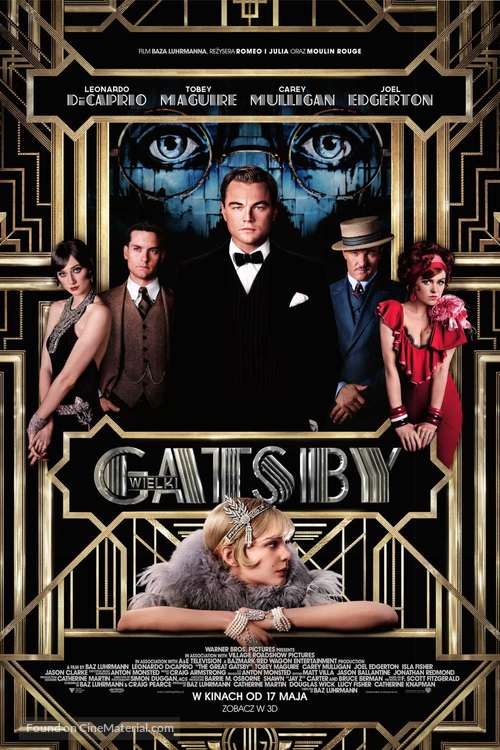 The Great Gatsby - Polish Movie Poster