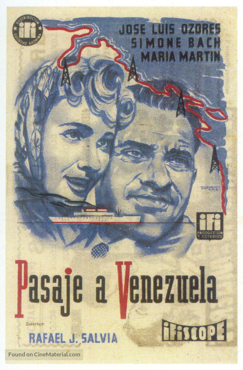 Pasaje a Venezuela - Spanish Movie Poster