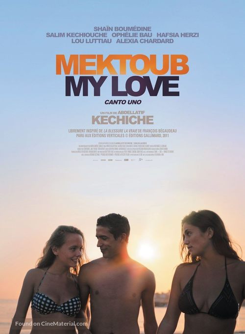 Mektoub, My Love: Canto Uno - Belgian Movie Poster