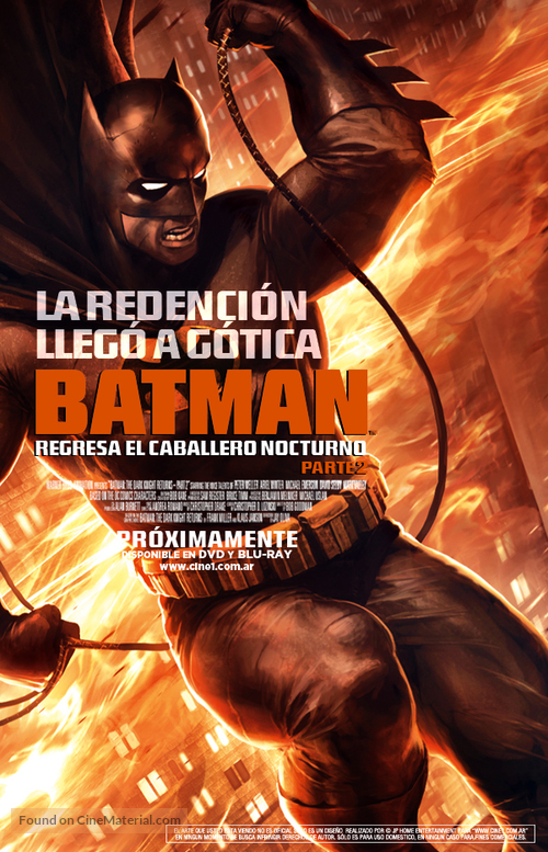 Batman: The Dark Knight Returns, Part 2 (2013) Argentinian movie poster