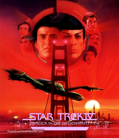 Star Trek: The Voyage Home - German Blu-Ray movie cover