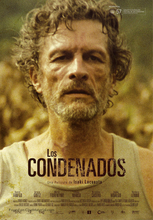 Los condenados - Spanish Movie Poster