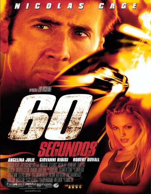 Gone In 60 Seconds - Mexican Movie Poster