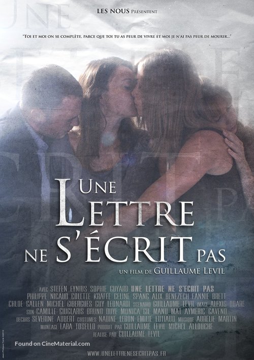 Une lettre ne s&#039;&eacute;crit pas - French Movie Poster