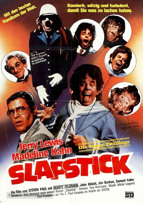 Slapstick (Of Another Kind) - German Movie Poster