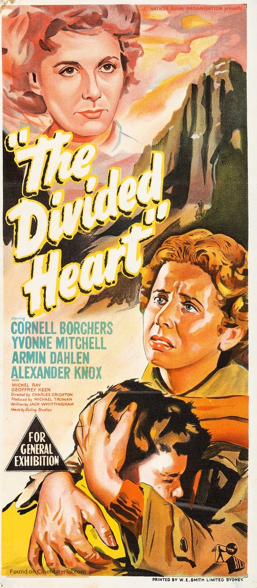 The Divided Heart - Australian Movie Poster