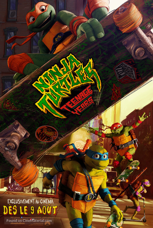 Teenage Mutant Ninja Turtles: Mutant Mayhem - French Movie Poster