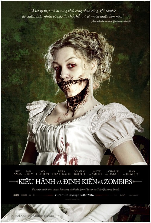 Pride and Prejudice and Zombies - Vietnamese Movie Poster